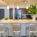 kitchen island with chairs
